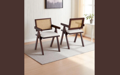 Green Geometric Blank A4 Document Landscape